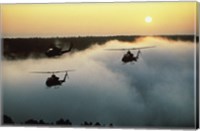 Framed AH-16 (Cobras) Attack Helicopters