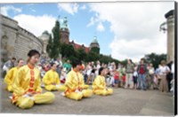 Framed Falun Dafa in Szczecin, Poland August 2007