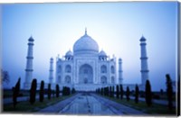 Framed Facade of the Taj Mahal, India