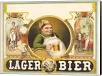 Framed Lager Bier