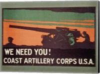 Framed Coast Artillery Corps