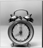 Framed Close up of vintage alarm clock