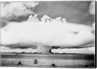 Framed Atomic bomb explosion