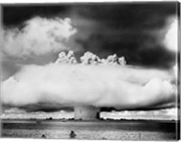 Framed Atomic bomb explosion, Bikini Atoll, Marshall Islands