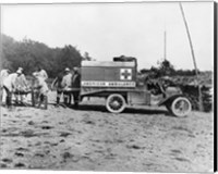 Framed Ambulance During World War I