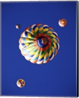 Framed View of Hot Air Balloons from Underneath