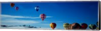 Framed Hot Air Balloons New Mexico USA