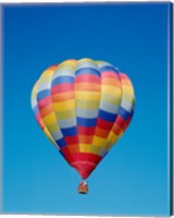 Framed Low angle view of a hot air balloon in the sky, Albuquerque, New Mexico, USA