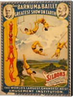 Framed Trapeze Artists, Barnum & Bailey, 1896