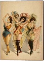 Framed Gaiety Dancers