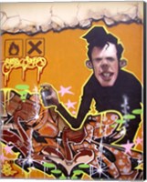 Framed Graffiti Portrait
