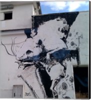 Framed Graffiti Rat in Germany