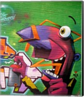 Framed Vitoria Graffiti