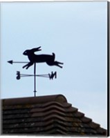 Framed Rabbit Weathervane