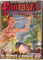 Framed Fantastic Adventures 1949 March Cover