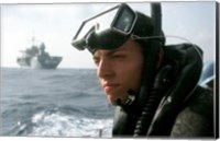Framed US Navy Simmer Training Aboard