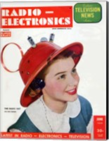 Framed Radio Electronics Cover June 1949