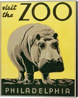 Framed Visit the Zoo - Philadelphia