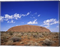 Framed Rock formation, Ayers Rock, Uluru-Kata Tjuta National Park, Australia