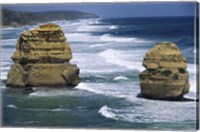 Framed Sea stacks at the Port Campbell National Park, Victoria, Australia