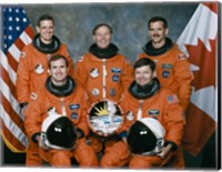 Framed Atlantis STS-74 Crew