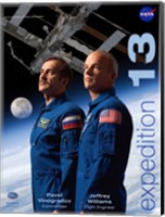 Framed Expedition 13 Crew Poster