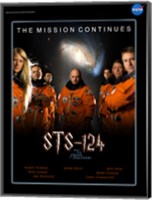 Framed STS 124 Harry Potter Crew Poster