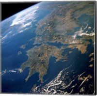 Framed Greece from Space