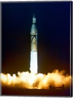 Framed Launch of Jupiter C with Explorer
