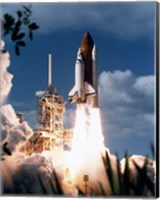 Framed STS-80 Launch