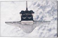 Framed STS132 Atlantis in orbit