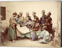 Framed Satsuma samurai during boshin war period