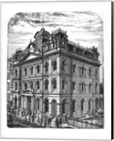 Framed General Post Office 1884 Toronto Canada