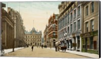 Framed Postcard of Toronto street and post office, Toronto, Canada