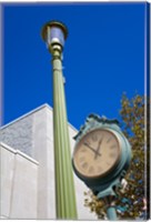 Framed Clock on Atlantic Avenue, Atlantic City, New Jersey, USA