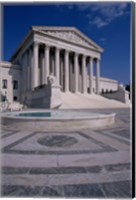 Framed Facade of the U.S. Supreme Court, Washington, D.C., USA Vertical