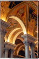 Framed Interiors of a library, Library Of Congress, Washington DC, USA