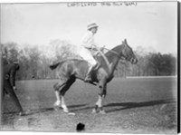 Framed Capt. Lloyd  Eng. Polo Team