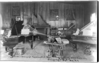 Framed Edison's phonograph, Experimental Dept., Orange, N.J.