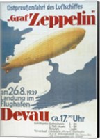 Framed Zeppelin in Devau 1939