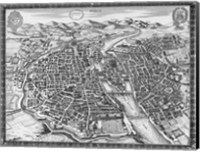 Framed 1630 Plan de Sauv