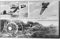 Framed Zeppelin's Chen Luftschiffes Modell 4