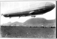 Framed Zeppelin Airship LZ 11 Viktoria Luise on May 5, 1912 in Marburg