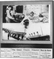 Framed Great Titanic Disaster