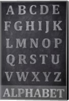 Framed Chalkboard Alphabet