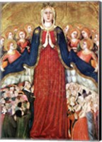 Framed Madonna with angels