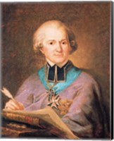 Framed Portrait of Adam Naruszewicz