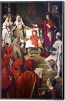 Framed Philip I, the Handsome, Conferring the Order of the Golden Fleece on his Son Charles of Luxembourg
