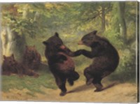 Framed Dancing Bears