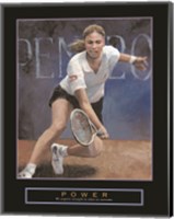 Framed Power - Tennis Player